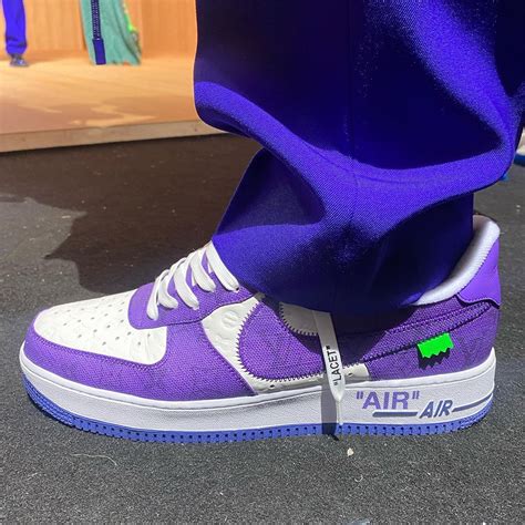 louis vuitton air force 1 purple